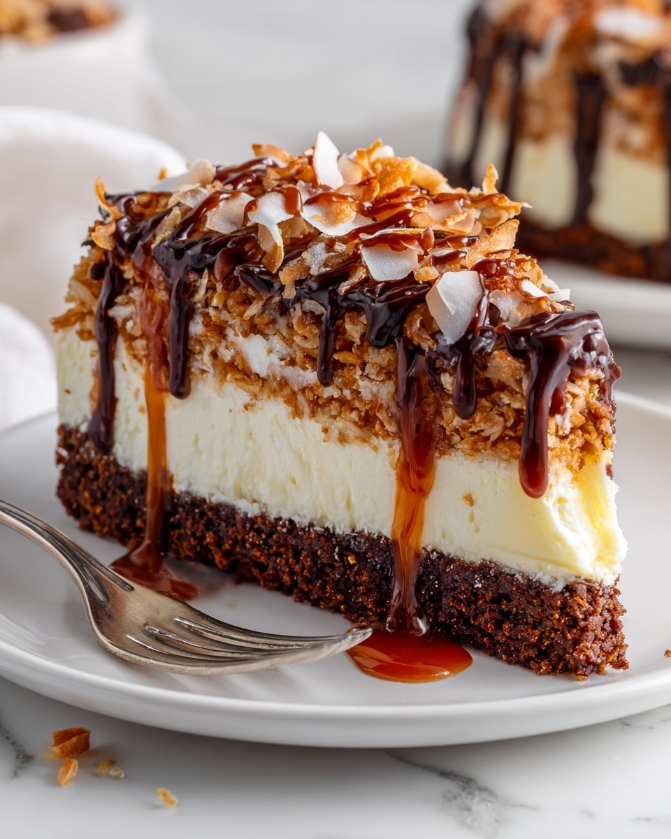Samoa Cheesecake Recipe - Recipe Image