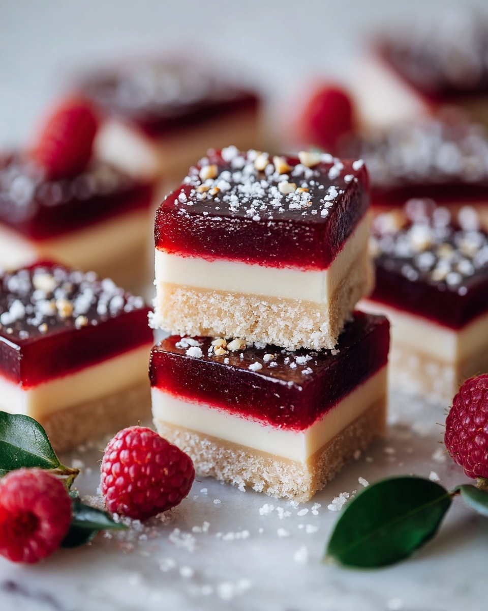 Raspberry Caramel Millionaire’s Shortbread Recipe - Recipe Image