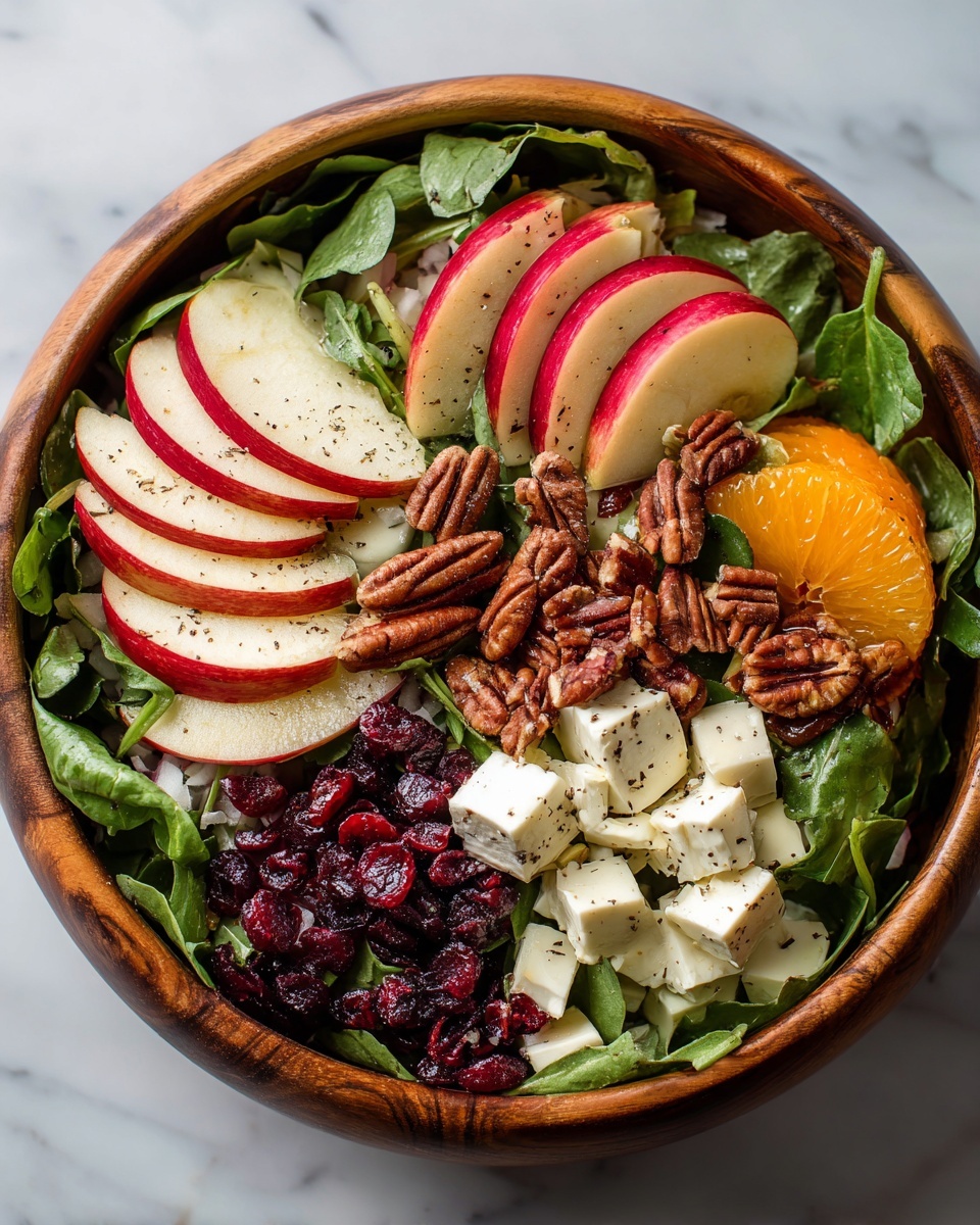 Christmas Salad with Cranberries, Pecans, and Goat Cheese Recipe - Recipe Image