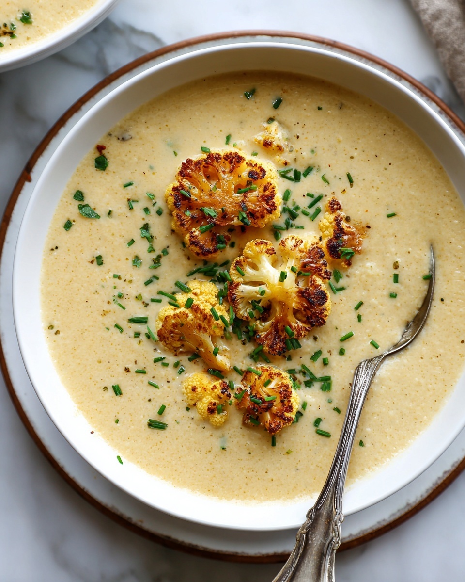 Roasted Cauliflower Soup Recipe - Recipe Image