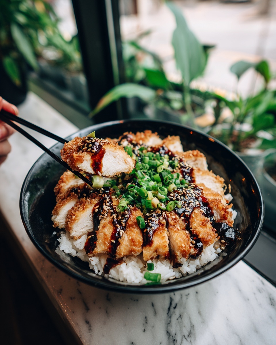 Japanese Katsu Bowls with Tonkatsu Sauce Recipe - Recipe Image