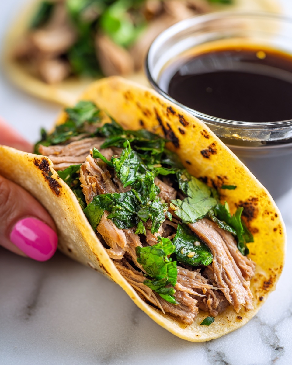 Crockpot Shredded Beef Tacos with Chihuahua Cheese, Lime, and Pico de Gallo Recipe - Recipe Image