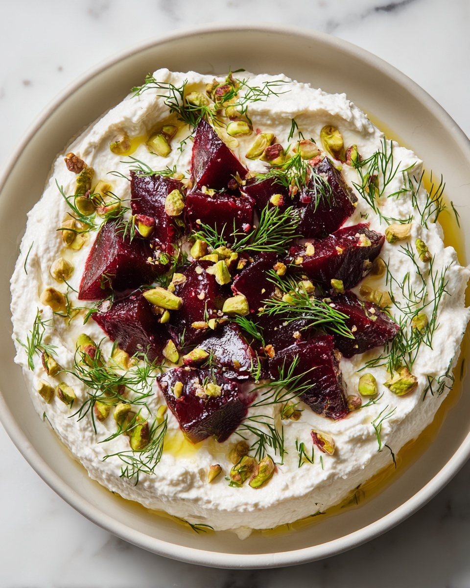 Whipped Feta with Beetroot, Dill & Pistachios Recipe - Recipe Image