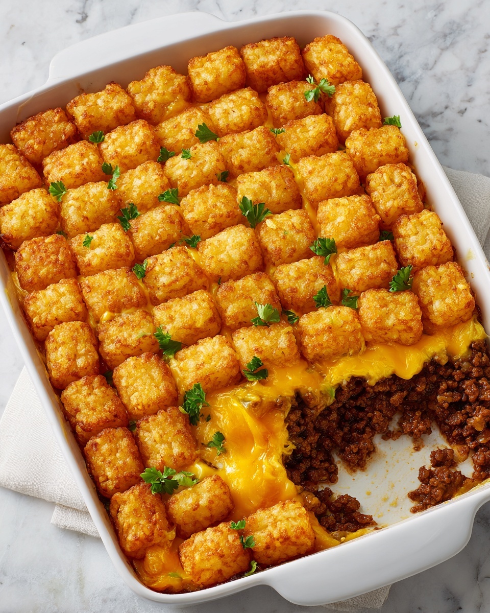 Tater Tot Casserole Recipe - Recipe Image