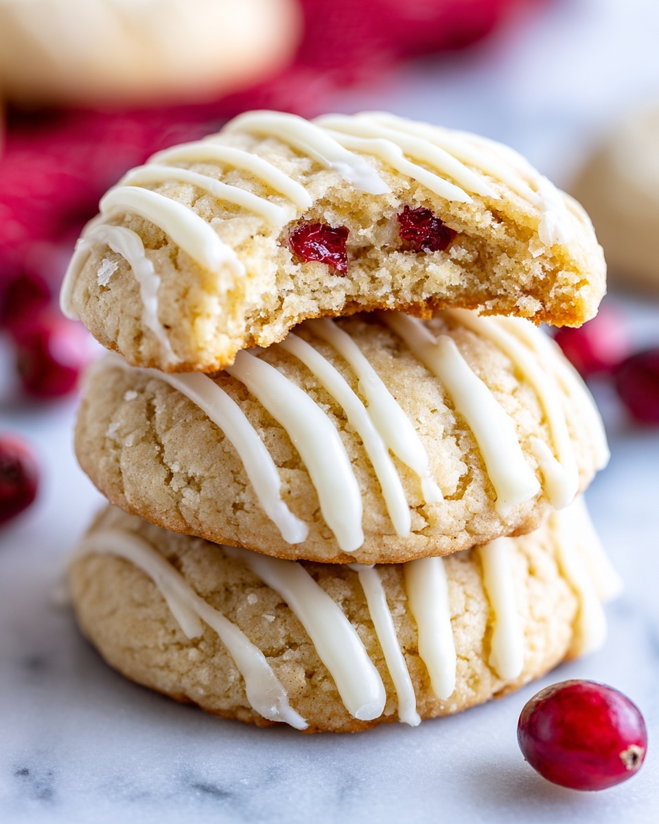 White Chocolate Raspberry Cookies Recipe - Recipe Image