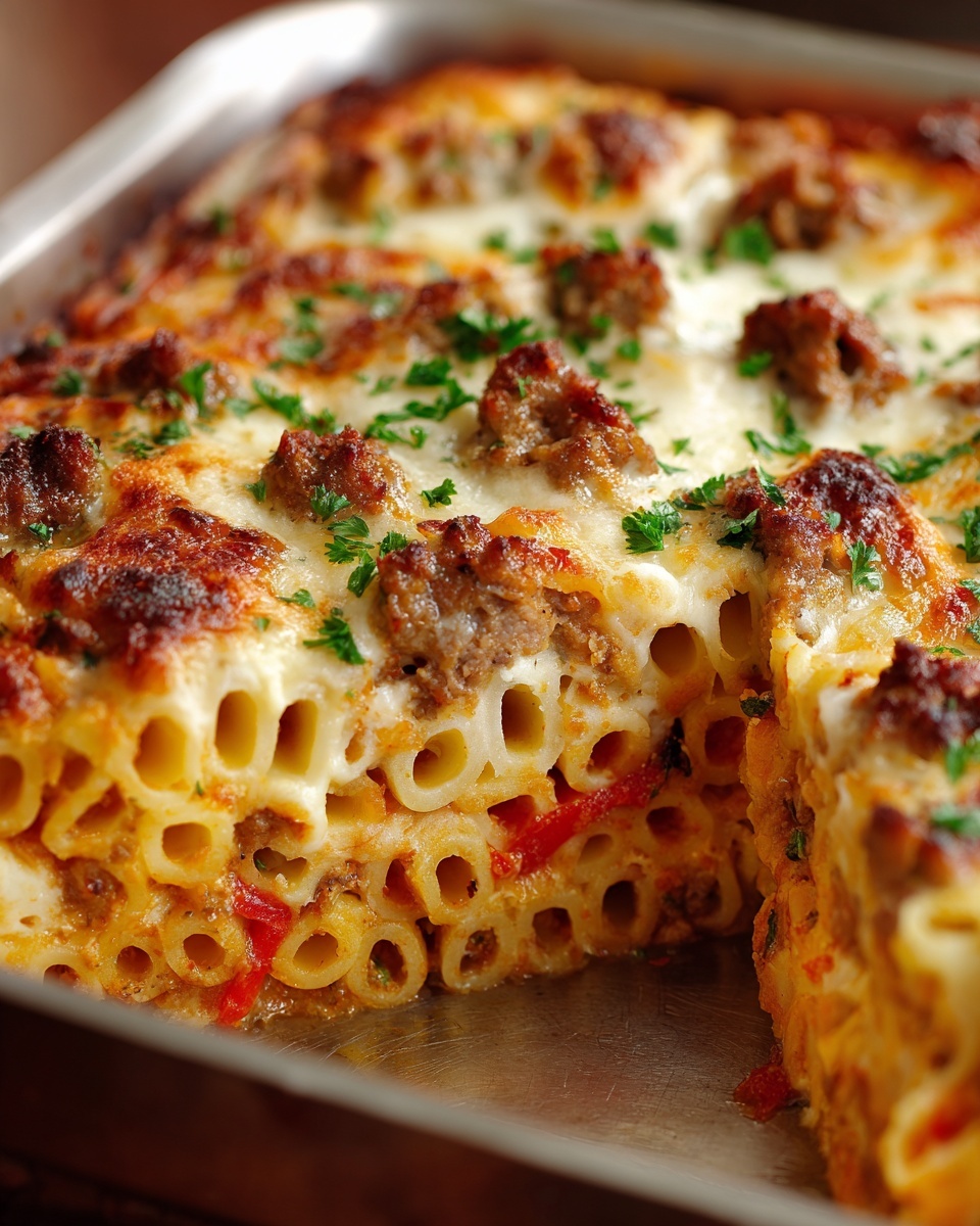 Delicious Angel Beef Casserole Recipe - Recipe Image