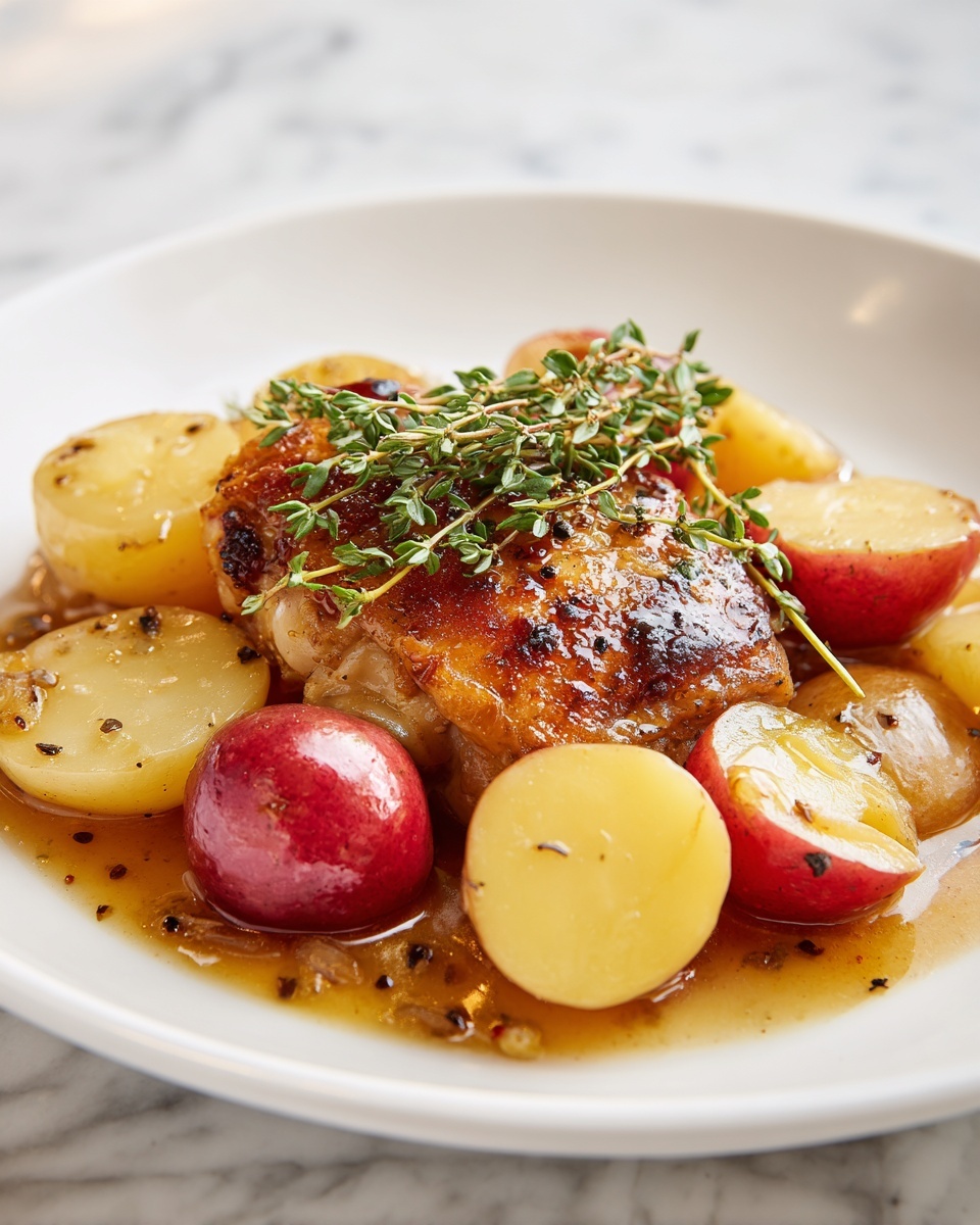 Lemon Greek Chicken and Potatoes Recipe - Recipe Image