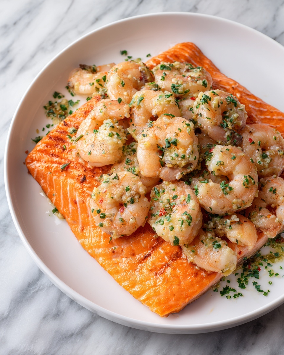 Crab and Shrimp Stuffed Salmon Recipe - Recipe Image