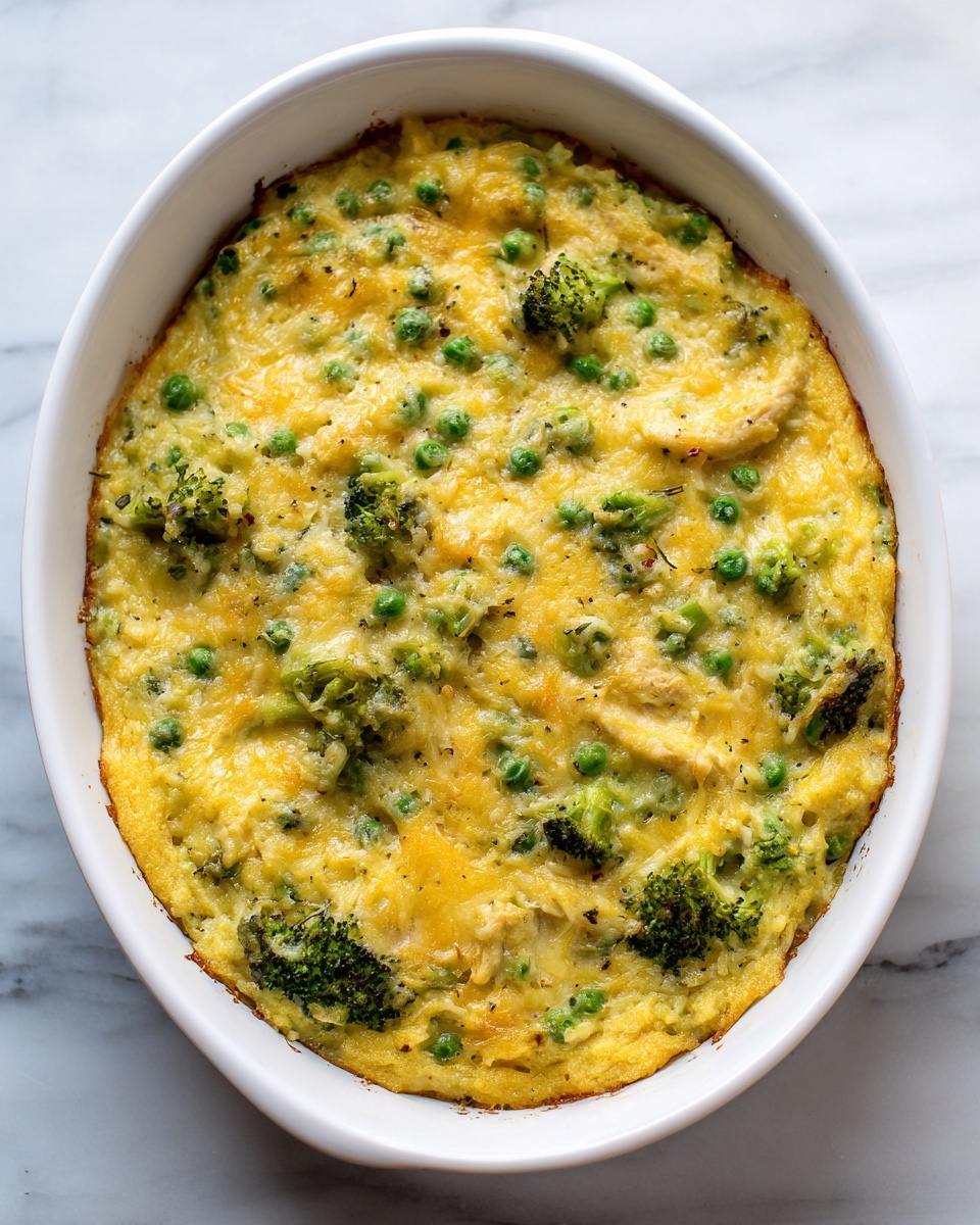 Broccoli, Rice, Cheese, and Chicken Casserole Recipe - Recipe Image