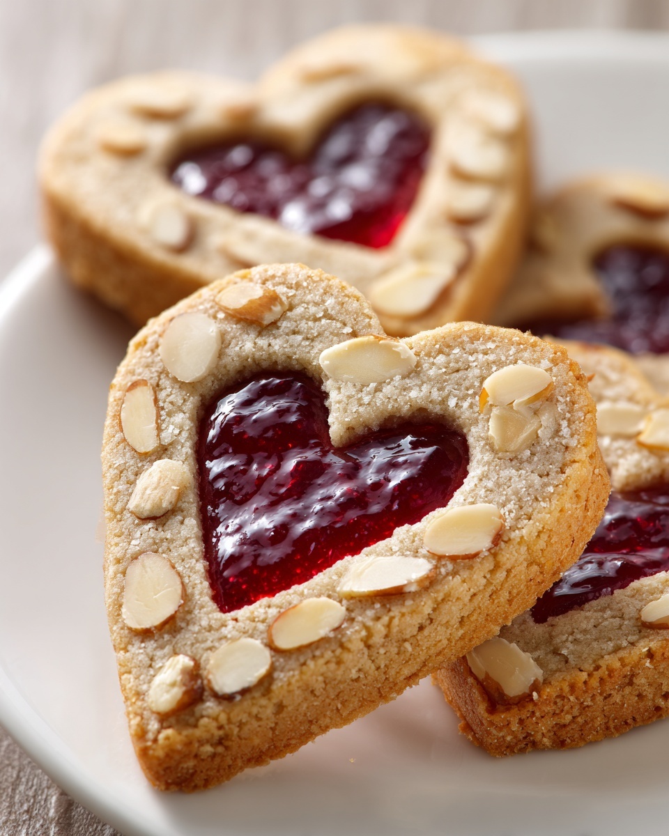 Almond Heart Cookies Recipe - Recipe Image