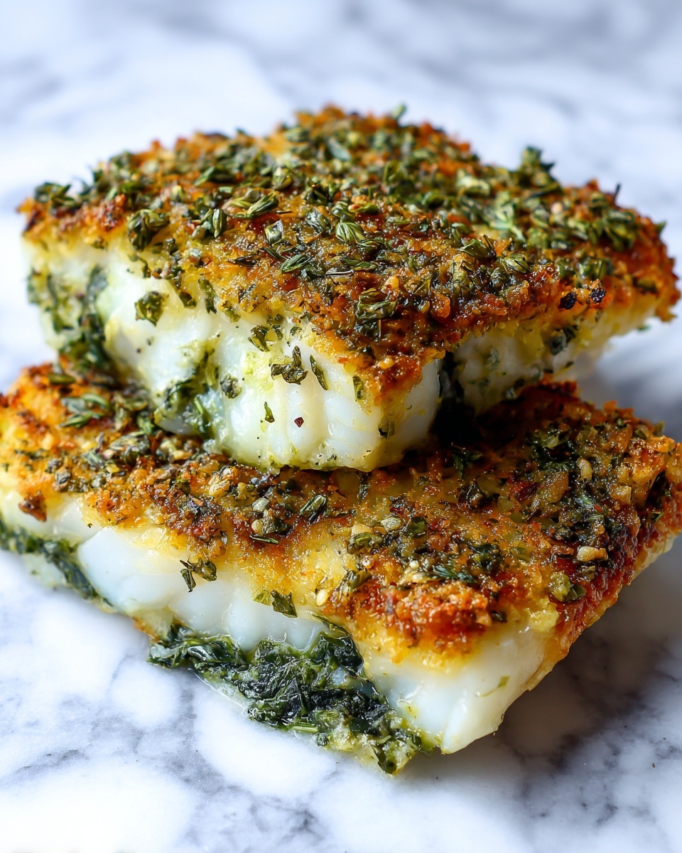 Stuffed Catfish with Cheese, Spinach, and Shrimp Recipe - Recipe Image