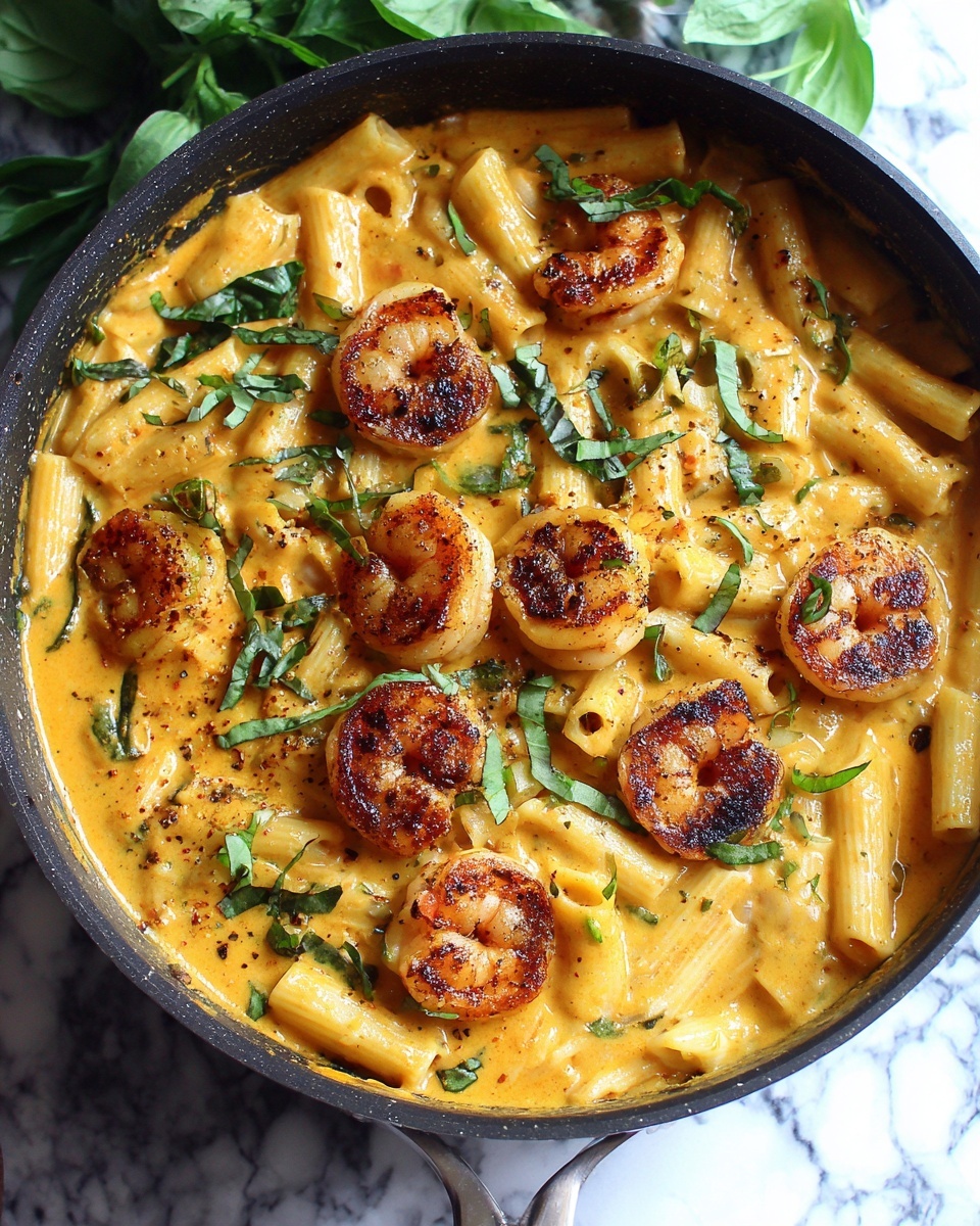 Creamy Sun-Dried Tomato and Shrimp Pasta Recipe - Recipe Image