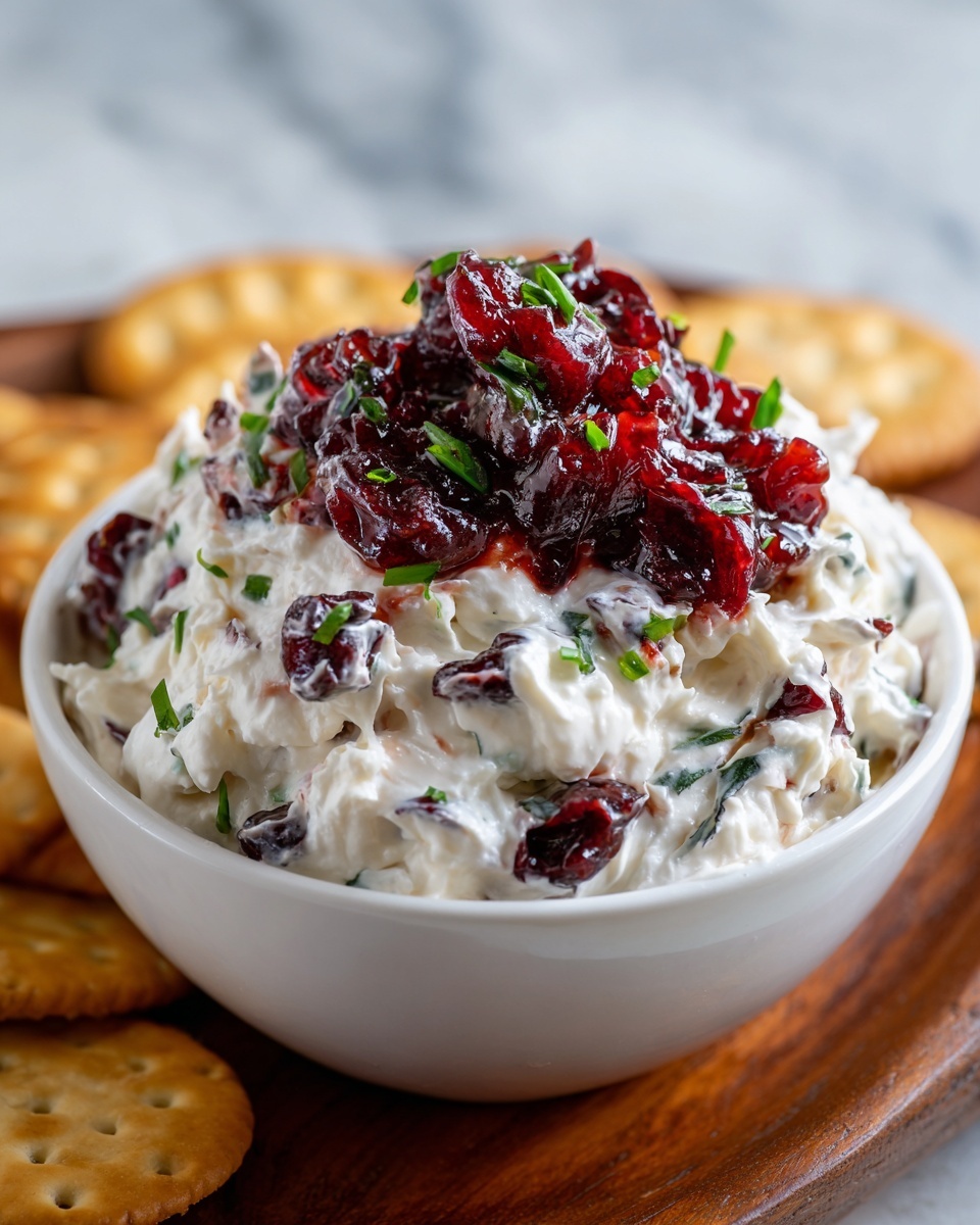 Holiday Cranberry Jalapeño Cream Cheese Dip Recipe - Recipe Image