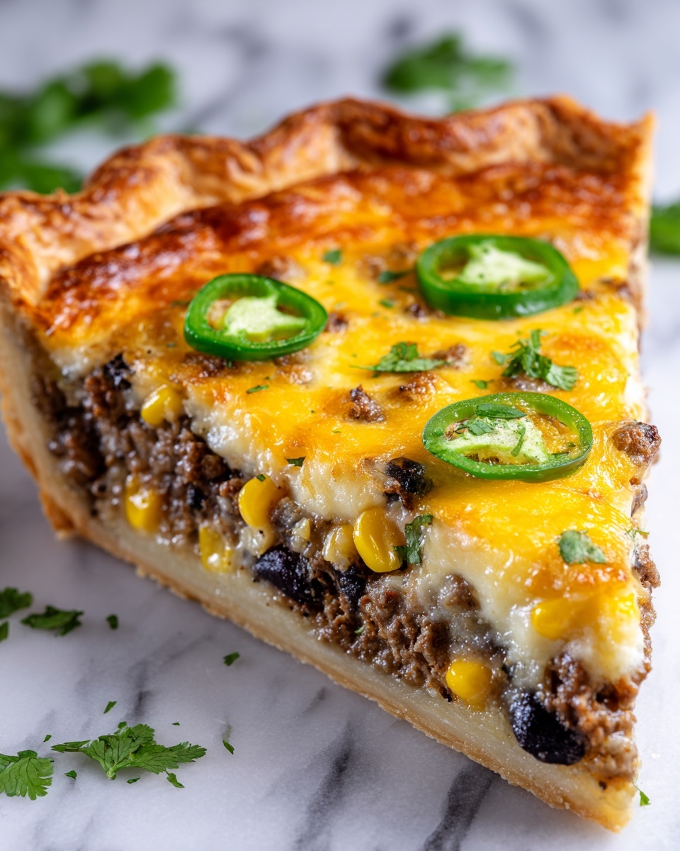 Cheesy Burrito Pie Recipe - Recipe Image