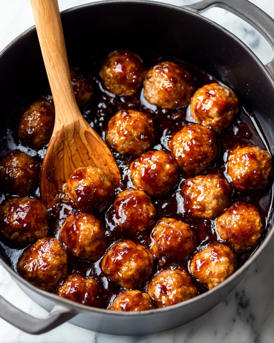 Slow Cooker Salisbury Steak Meatballs (Frozen Meatballs) Recipe - Recipe Image