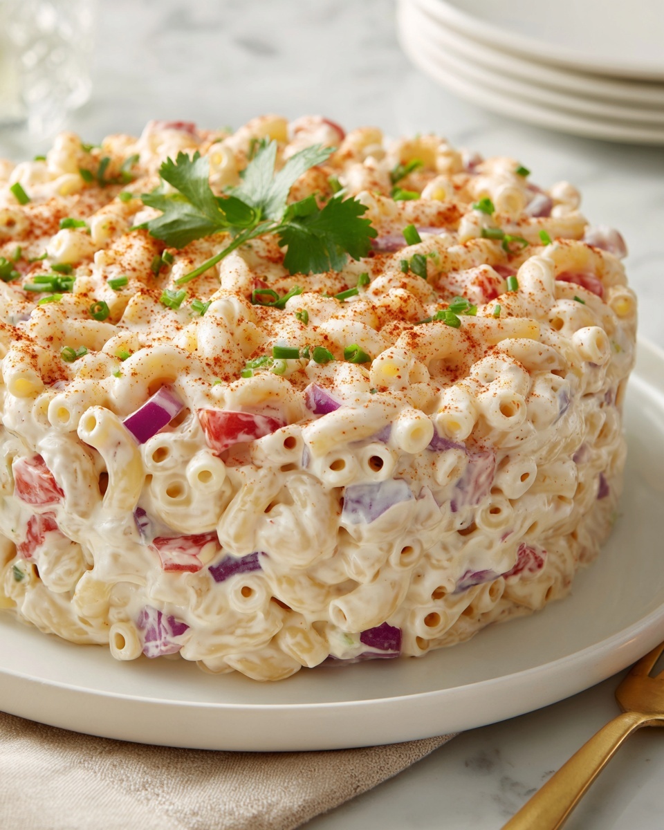 Amish Macaroni Salad Recipe - Recipe Image
