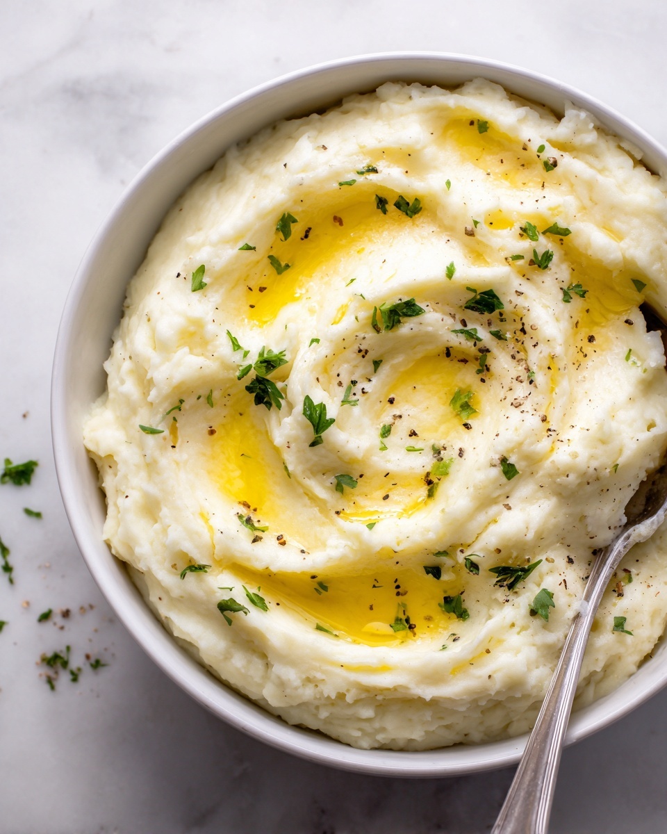 Easy Creamy Cauliflower Mashed Potatoes Recipe - Recipe Image