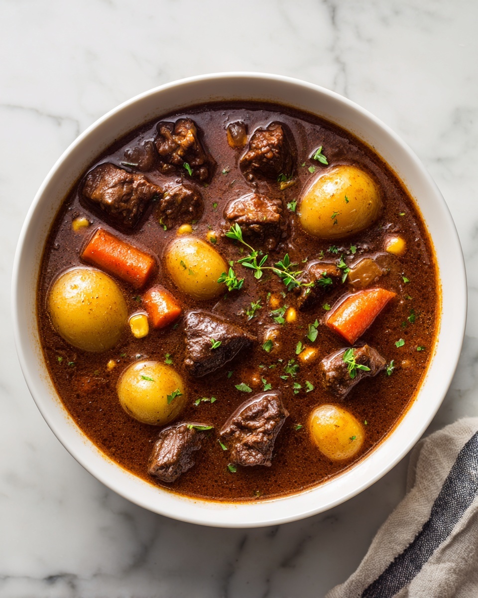 Melt-In-Your-Mouth Beef Stew with Vegetable Ragout Recipe - Recipe Image