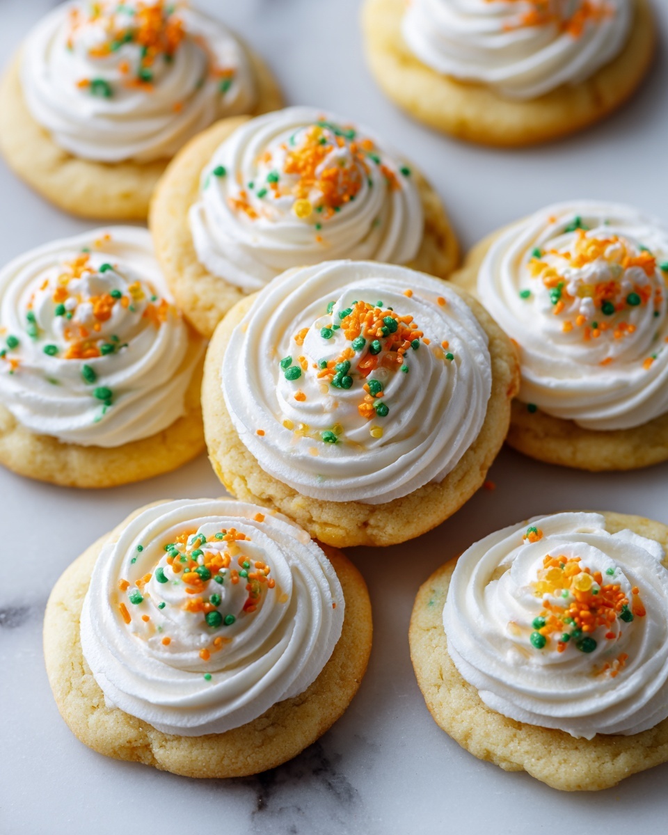 Pumpkin Sugar Cookies with Cream Cheese Frosting Recipe - Recipe Image