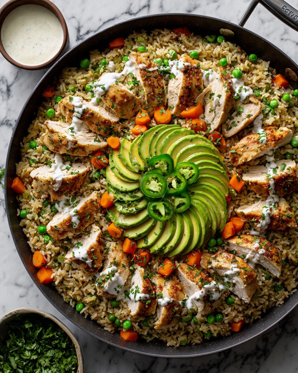 Creamy Cilantro Lime Chicken and Rice Recipe - Recipe Image