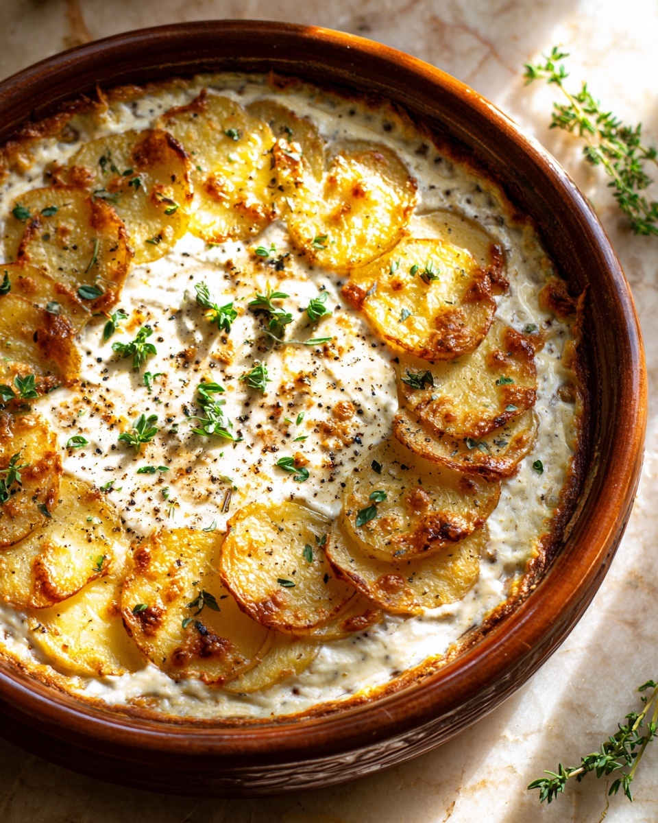 Creamy Cheesy Potatoes with Blend of Cheddar and Mozzarella Recipe - Recipe Image