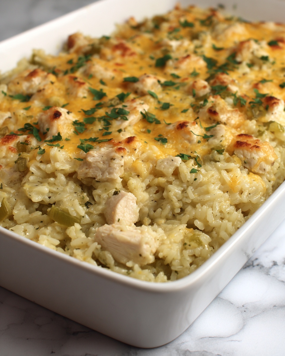 Easy Chicken and Rice Casserole Recipe - Recipe Image