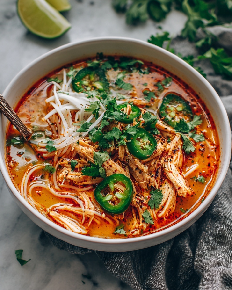 Spicy Chicken Soup Recipe - Recipe Image
