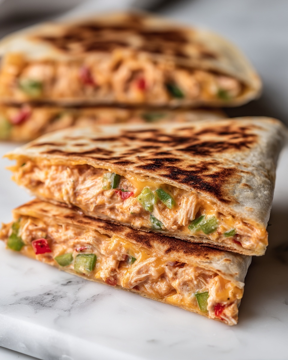 Blackstone Chicken Fajita Quesadillas Recipe - Recipe Image