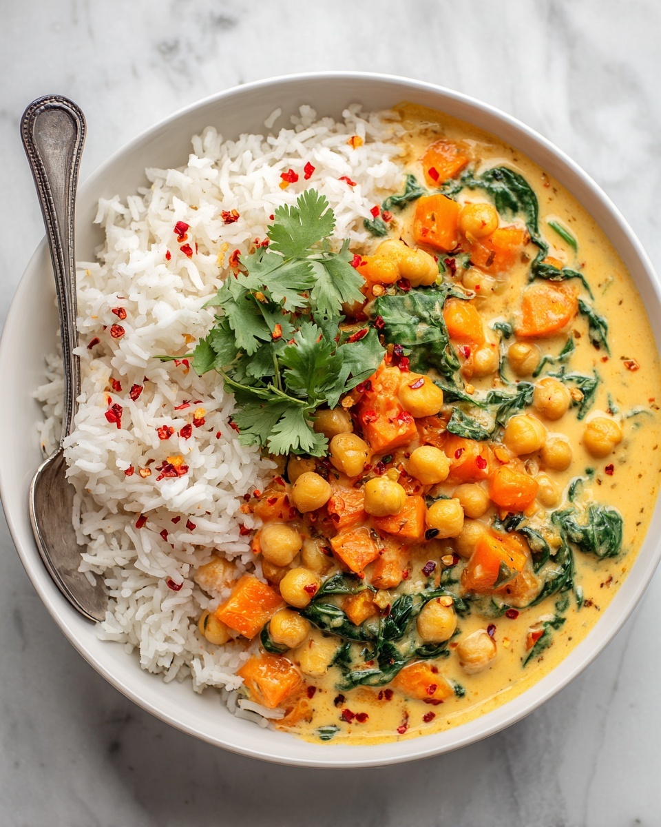 Sweet Potato and Chickpea Curry Recipe - Recipe Image