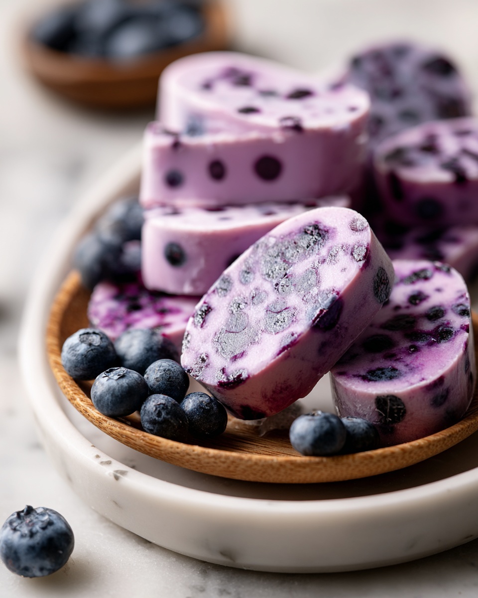 Blueberry Yogurt Paw Treats for Dogs Recipe - Recipe Image