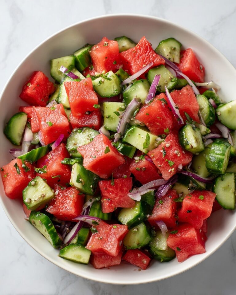 The Ultimate Watermelon Cucumber Salad for Hot Summer Days Recipe