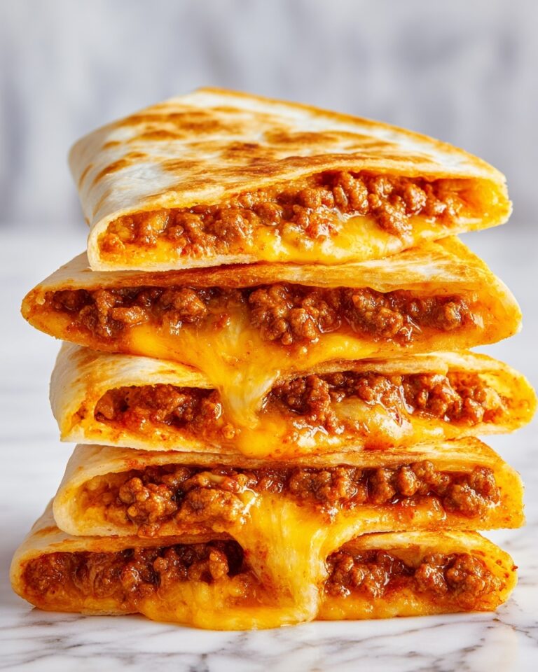 Cheesy Ground Beef Quesadillas Recipe