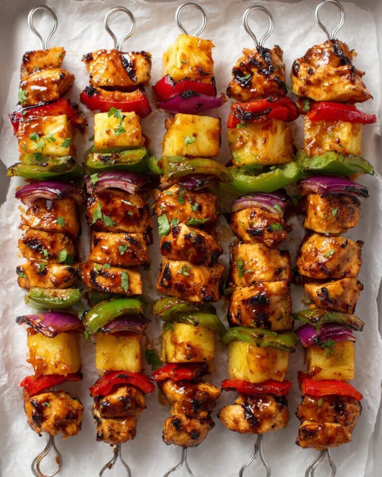 Hawaiian Chicken Skewers Recipe