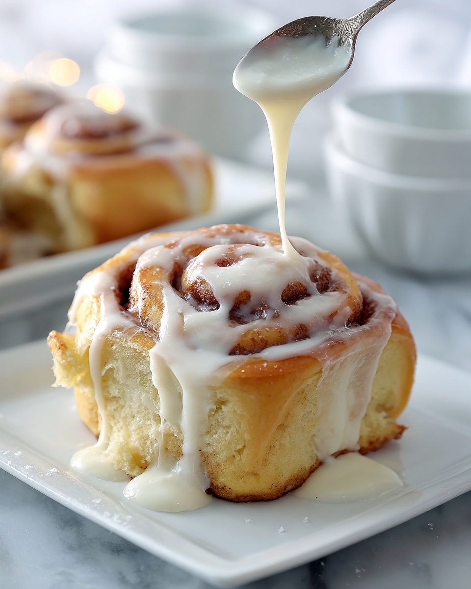 Cinnamon Roll Icing Without Cream Cheese Recipe - Recipe Image