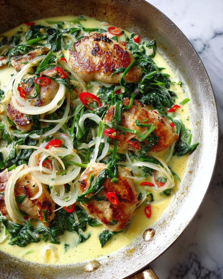 Creamy Garlic Chicken with Spinach Recipe