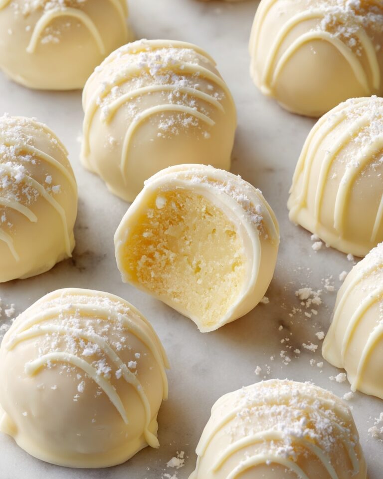 White Chocolate Lemon Truffles Recipe