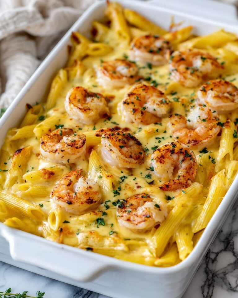 Shrimp Scampi Pasta Bake Recipe