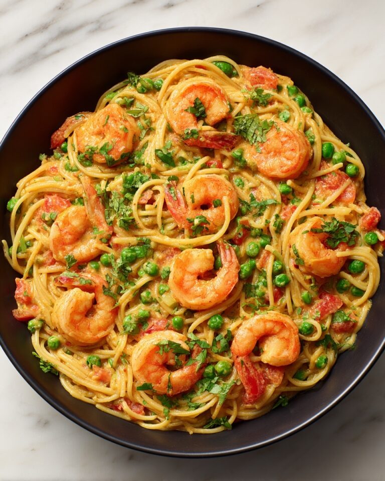 Creamy Garlic Shrimp Pasta Recipe