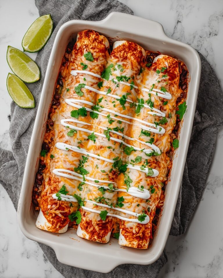 Veggie and Black Bean Enchiladas Recipe