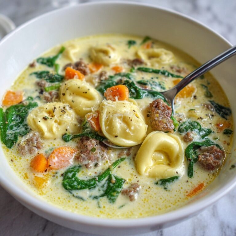 Slow Cooker Creamy Tortellini Soup Recipe