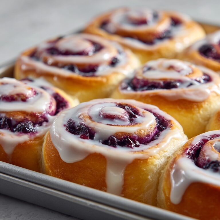 Blueberry Cheesecake Swirl Rolls Recipe