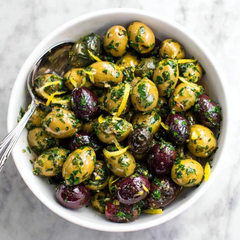 Italian Marinated Olives Recipe