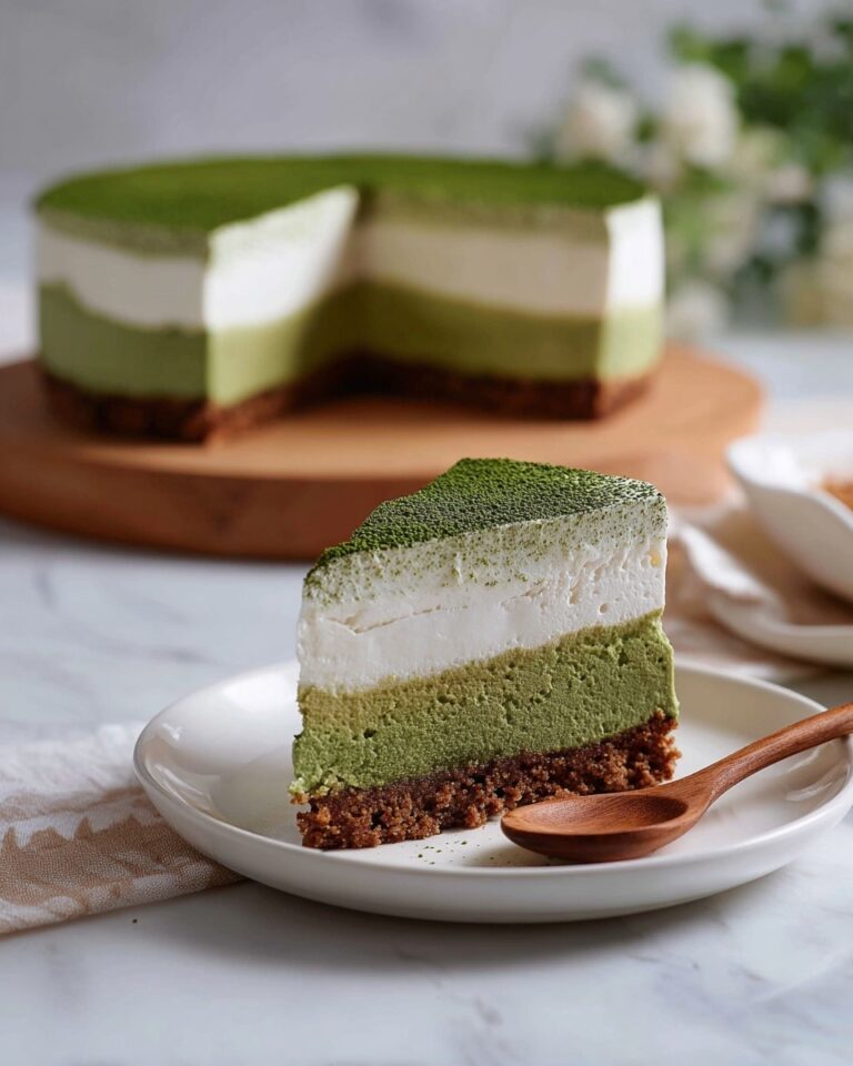 Matcha Green Tea Cheesecake Recipe