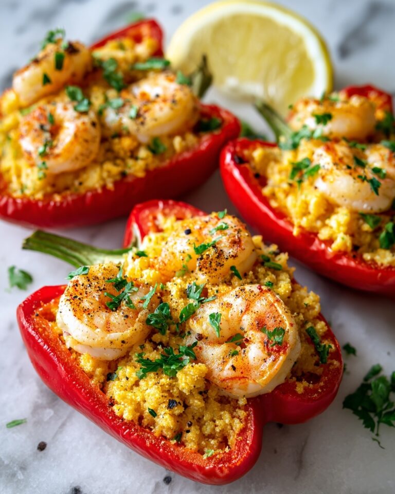 Crab and Shrimp Stuffed Bell Peppers Recipe