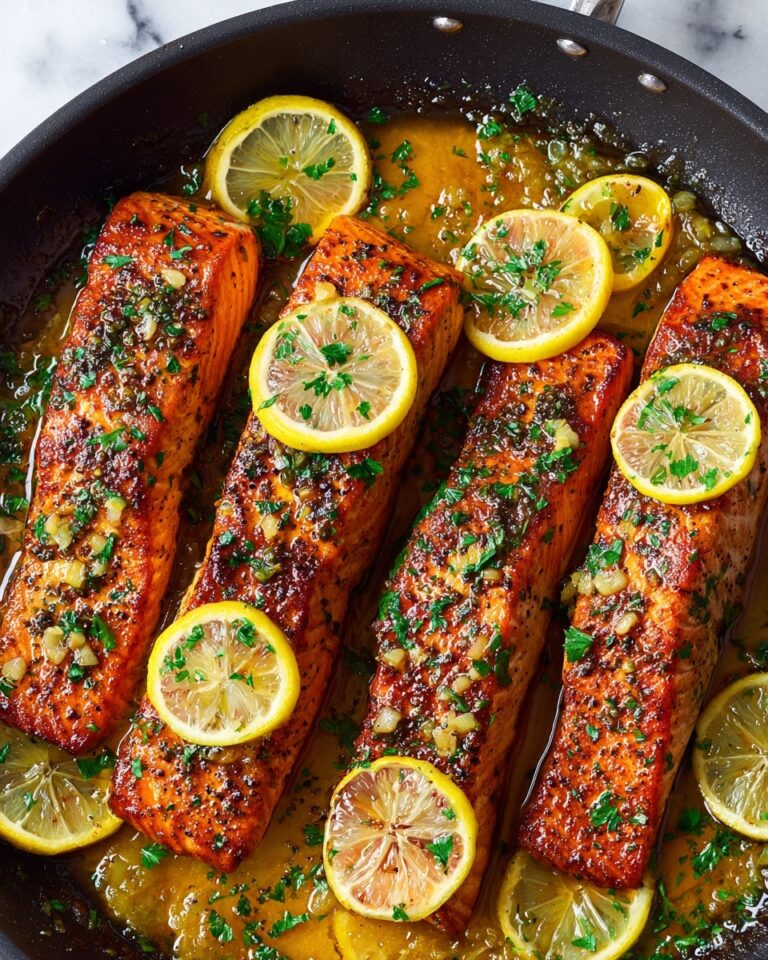 Broiled Cod with Lemon Butter Garlic Sauce Recipe