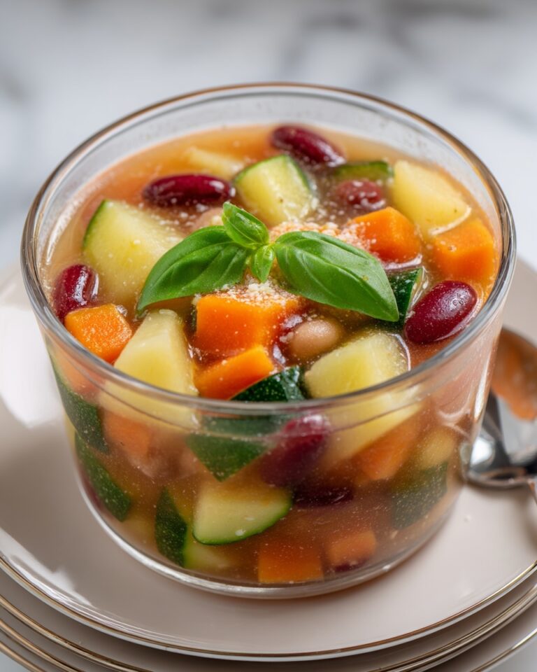 Homemade Slow Cooker Minestrone Soup Recipe