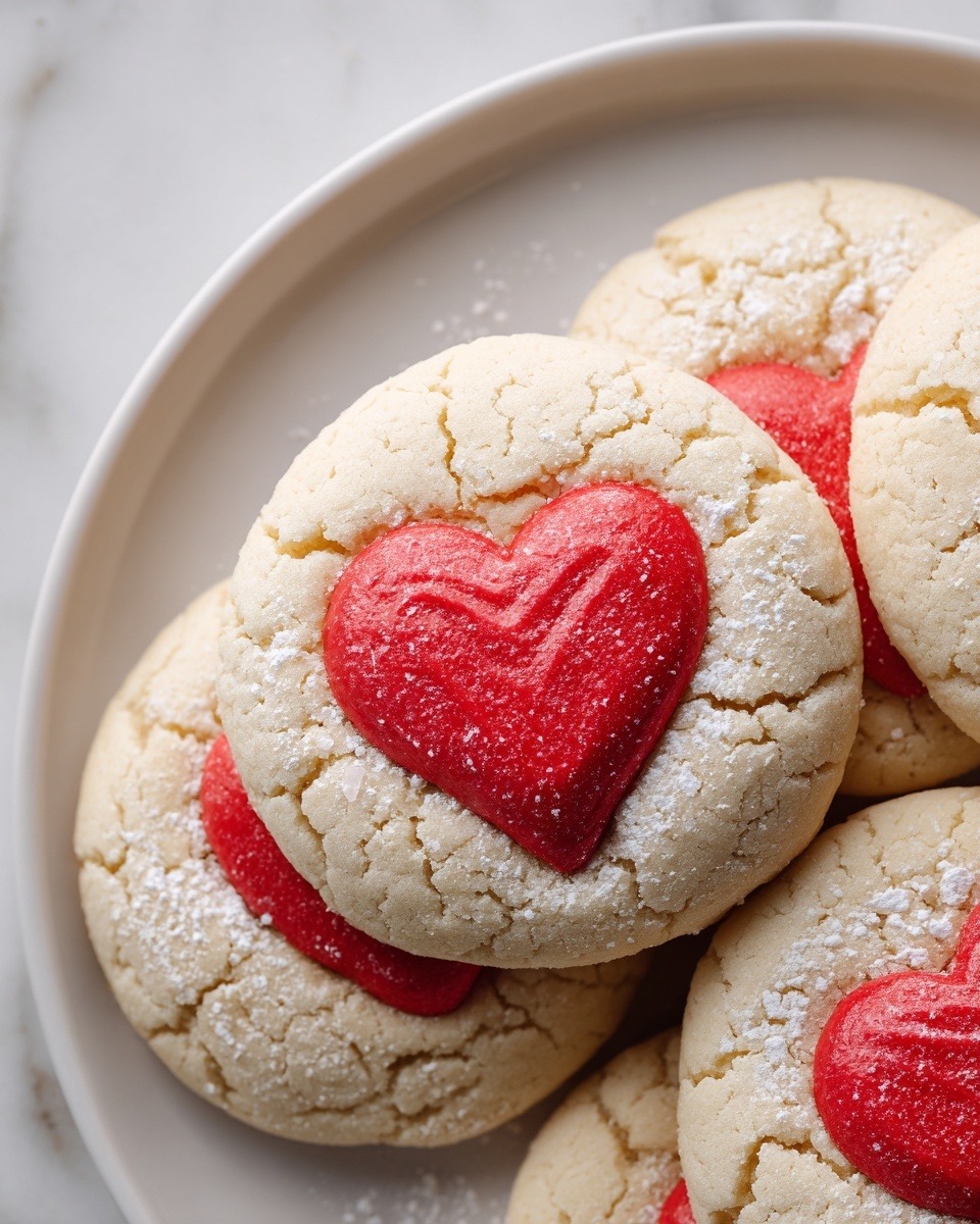Slice and Bake Heart Cookies Recipe - Recipe Image