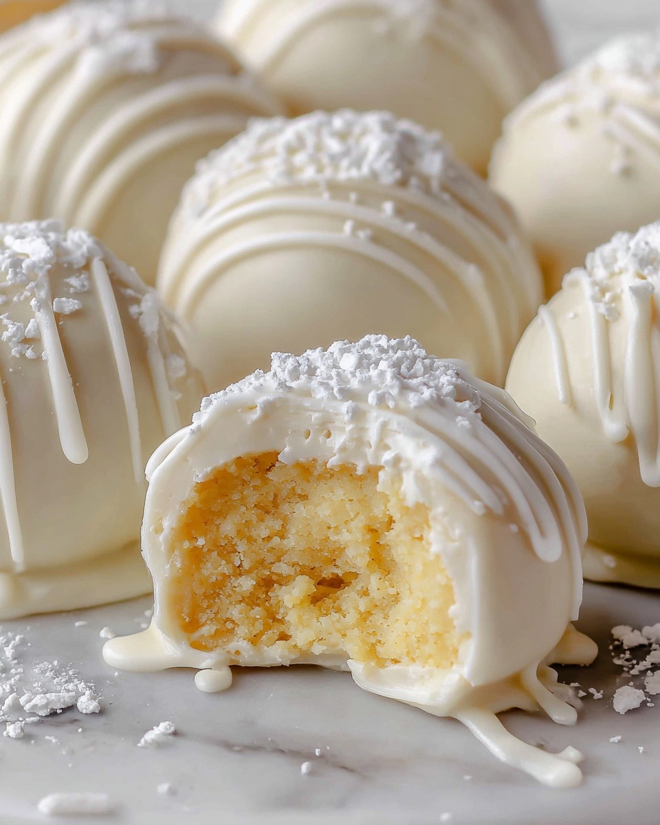 White Chocolate Lemon Truffles Recipe - Recipe Image