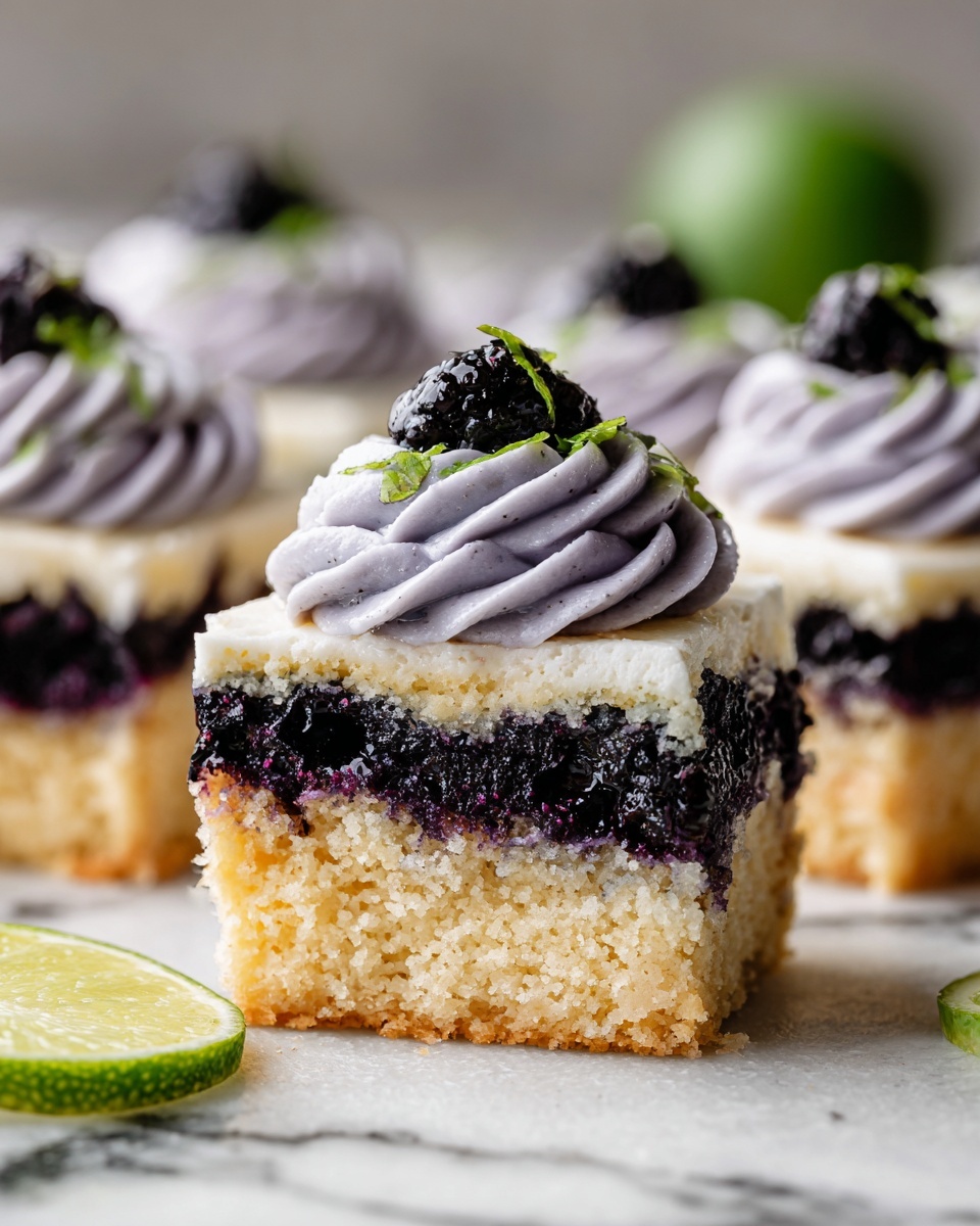 Decadent Blackberry Lime Cheesecake Cupcakes Recipe - Recipe Image