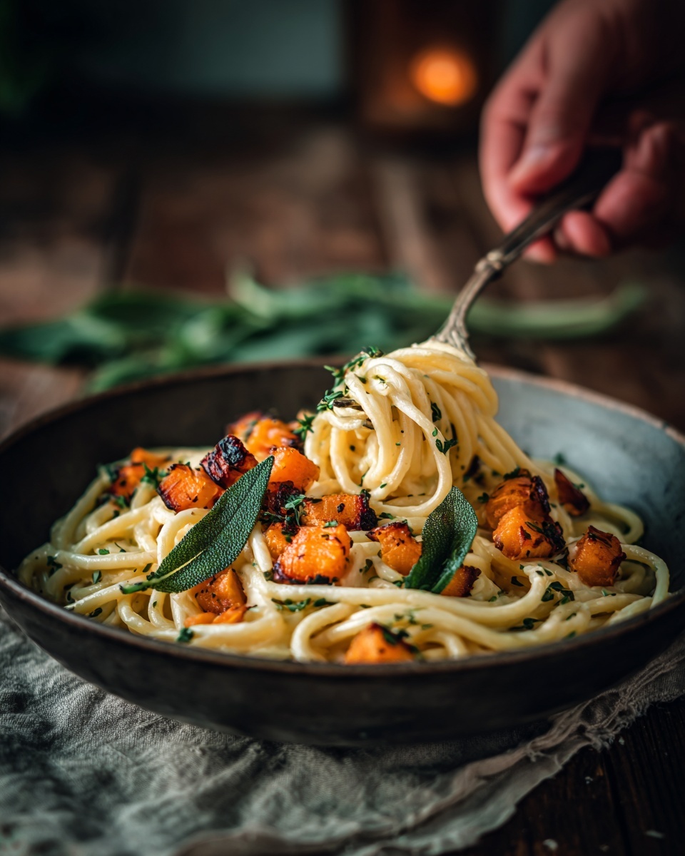 Roasted Butternut Squash and Sage Pasta Recipe - Recipe Image